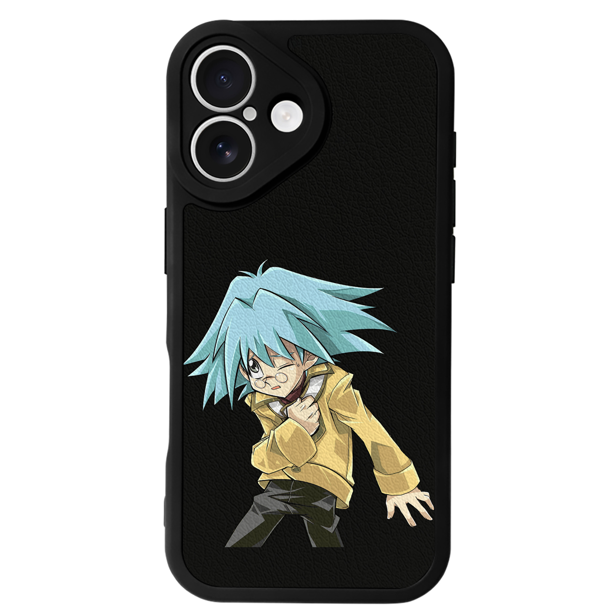 遊☆戯☆王 Yu-Gi-Oh! 【iPhone 16シリーズ対応】シリコンスマホケース（レザー調） 材質：シリコン